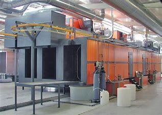 500kg/H Tilting Type  Automatic  Metal Coating Line Quick Drying