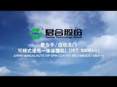 JUNHE® zinkvlokken coatingmachine DST S800++ dompel- en centrifugeercoatingmachine